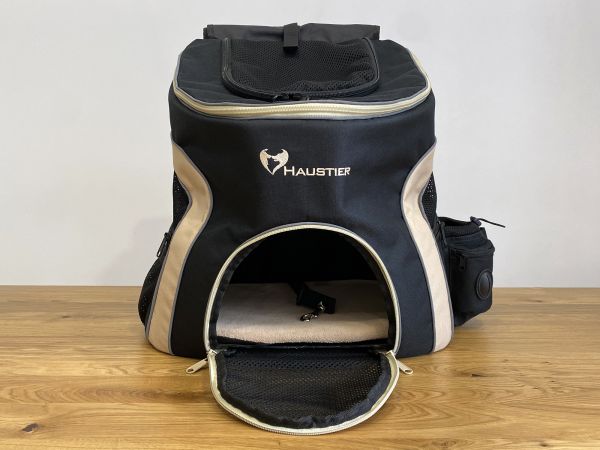Backpack carrier for dogs and cats Discovery Black