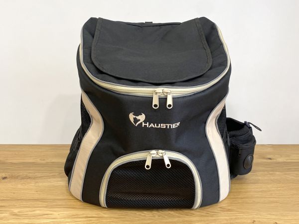 Backpack carrier for dogs and cats Discovery Black