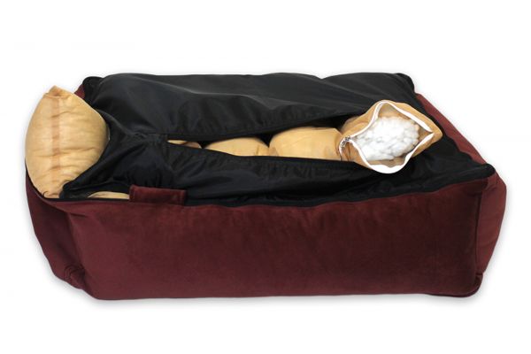 Dog & Cat bed Sweet Dreams Bordo