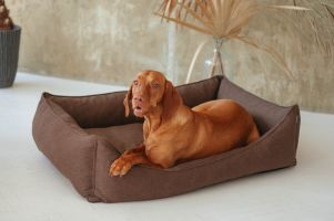 Лежак для Собак та Котів Sweet Dreams Brown рогожка
