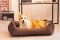 Dog & Cat bed Sweet Dreams Brown