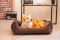 Dog & Cat bed Sweet Dreams Brown