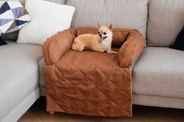 Лежак для Собак та Котів на диван Sofa Bed Honey рогожка