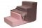 Removable cover for dog stairs on 5 steps
